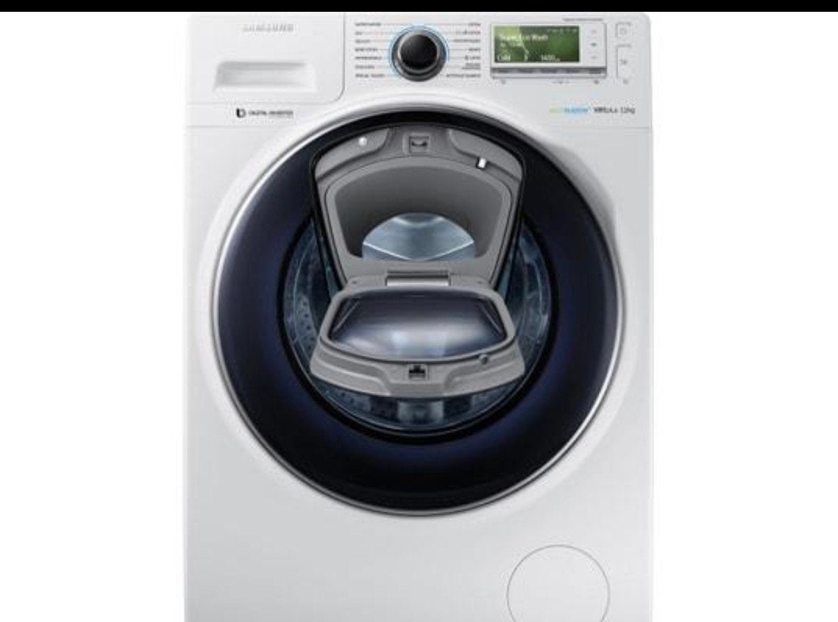 Samsung 12 kg AddWash wasmachine – voor herstelling, Electroménager, 1200 à 1600 tours, 85 à 90 cm, Programme court, Chargeur frontal