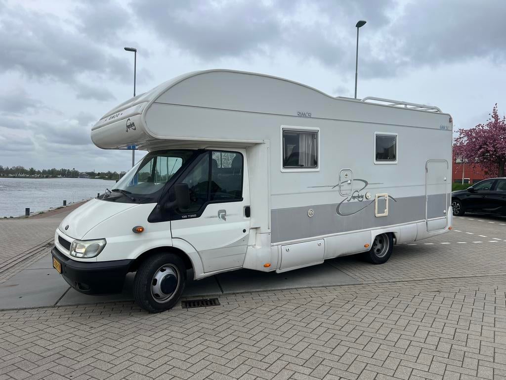 Camper Ford Rimor 688TC  Nette ruime Camper. Bj 2005, Toilette à cassette, Diesel, Ford, Éclairage extérieur