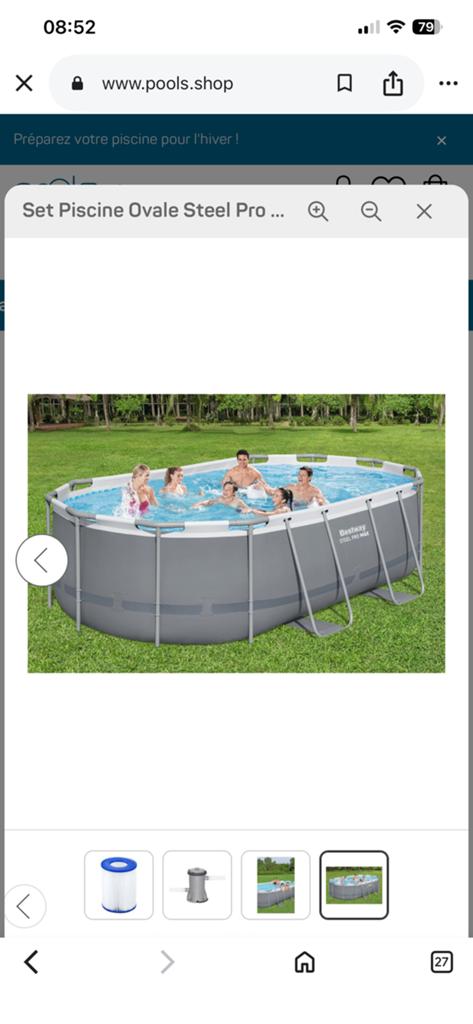 Piscine ovale bestway, Jardin & Terrasse, Comme neuf, Enlèvement, 80 à 120 cm, Piscines hors sol