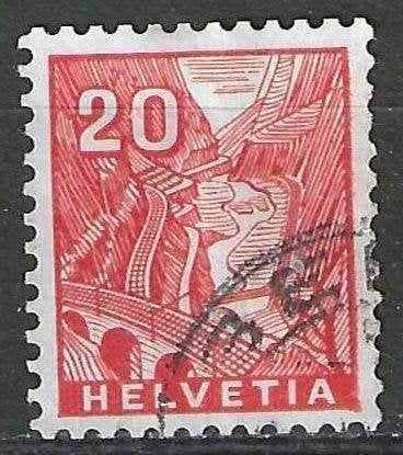 Suisse 1934 - Yvert 275 - Chemin de fer du SaintGothar (ST), Timbres & Monnaies, Envoi, Affranchi