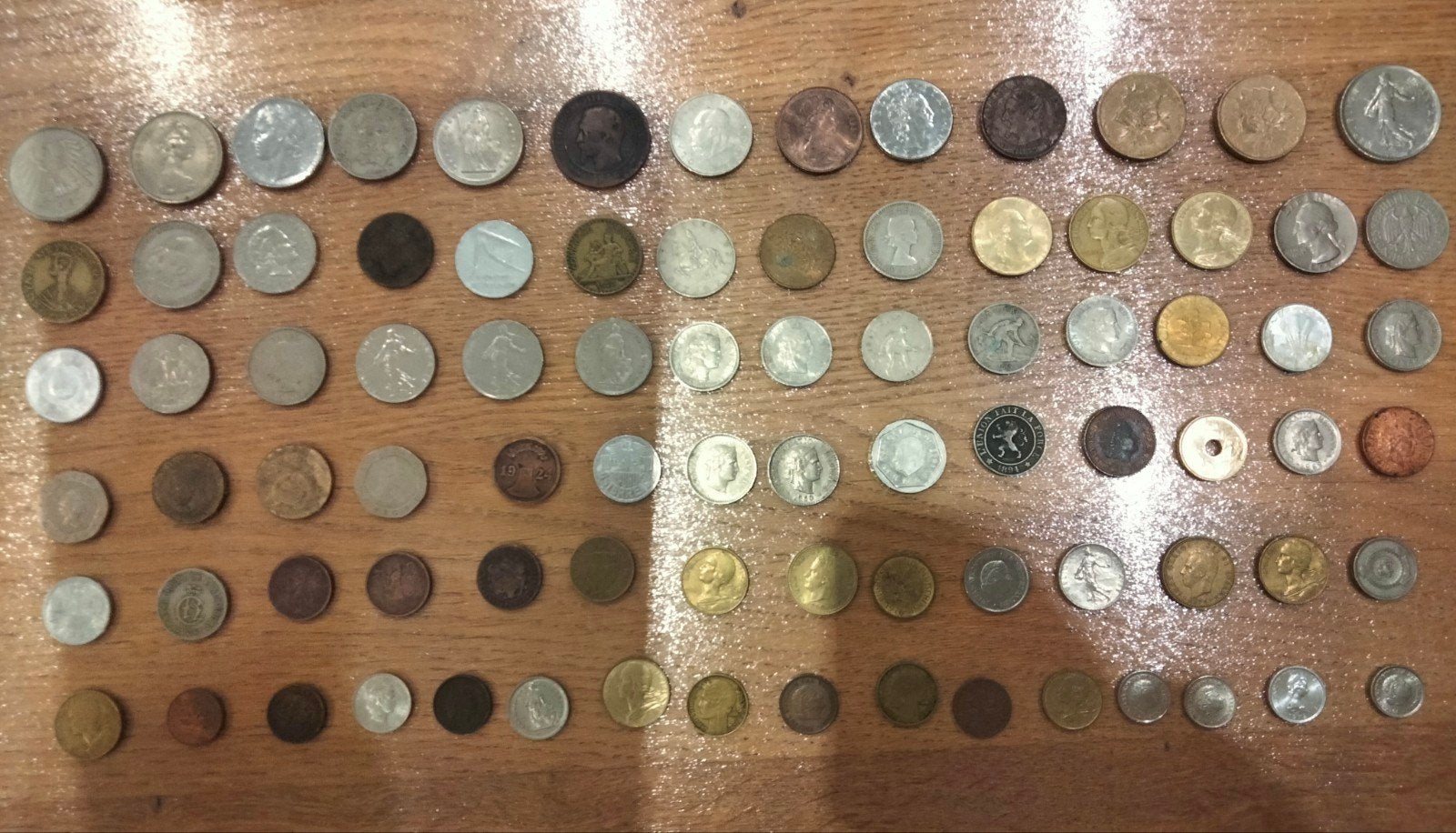 Lot de 85 pièces de monnaie anciennes variées (MondeEurope), Timbres & Monnaies, Enlèvement ou Envoi, Monnaie