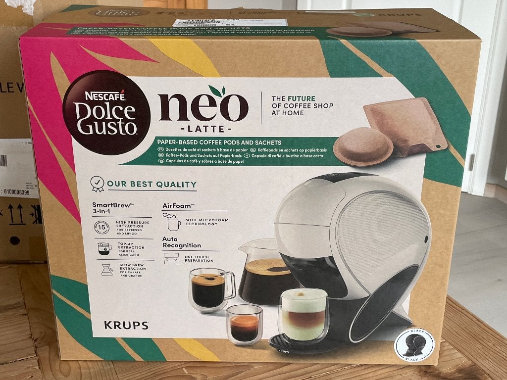 Krups Dolce Gusto Neo Latte koffiemachine, Neuf, Enlèvement ou Envoi, Dosettes et capsules de café, 1 tasse