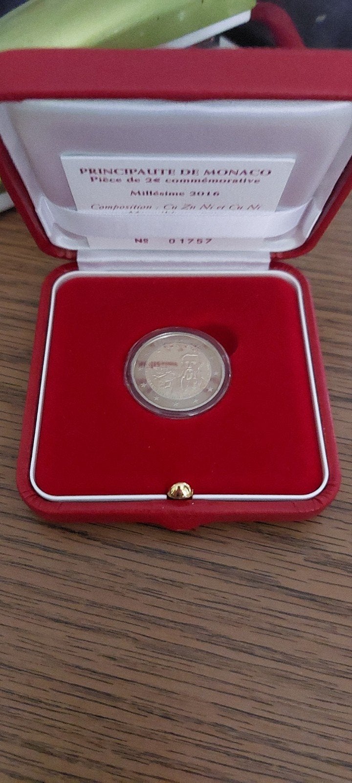 €2 munt Monaco Charles 3 richt Monte-Carlo op, Ophalen of Verzenden, Monaco