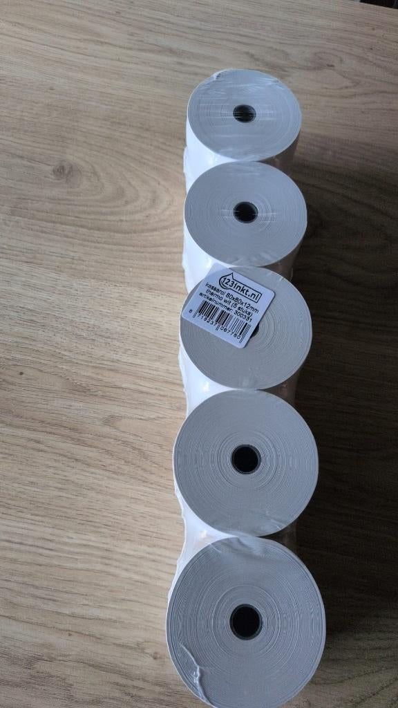3 boîtes de rouleaux de caisse enregistreuse-25€ par boîte, Enlèvement ou Envoi