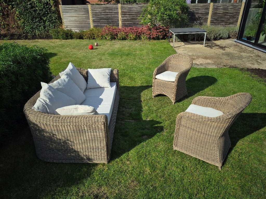 Tuinzetels, Salons de jardin, Banque, Synthétique, Utilisé