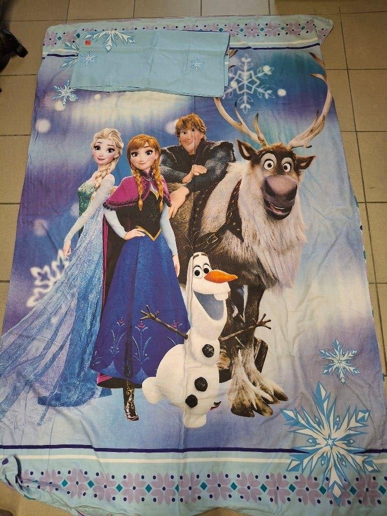 Flanellen dekbedovertrek frozen 1 persoon, Kinderen en Baby's, Ophalen, Dekbedovertrek