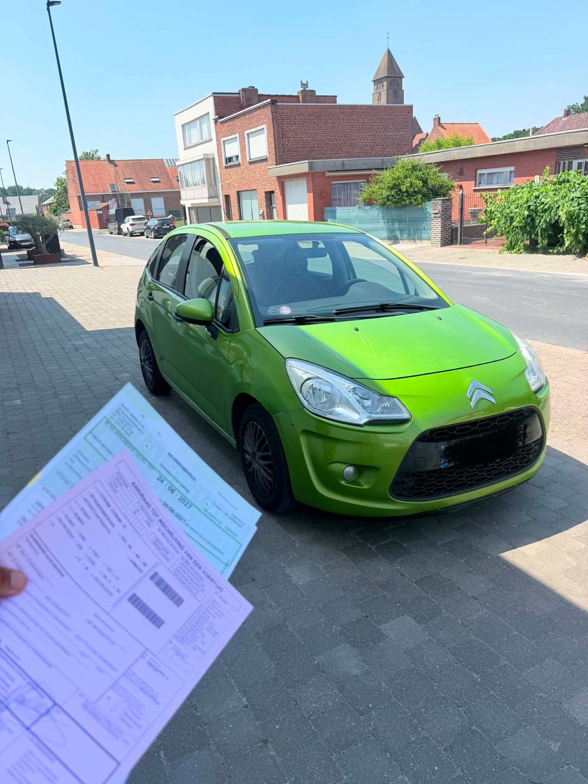 verkopen Citroen C3 met keuring 1.2 benzine  km 120.000, Autos, Achat, Entreprise, Essence