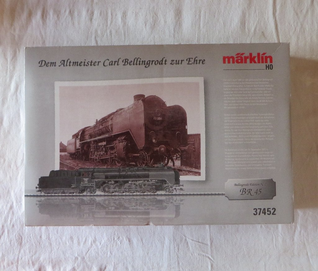 MARKLIN-locomotief Carl Bellingrodt 37452, Wisselstroom, Locomotief, Verzenden, Märklin