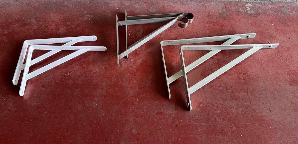 3 paar planken dragers, Ophalen of Verzenden, Gebruikt