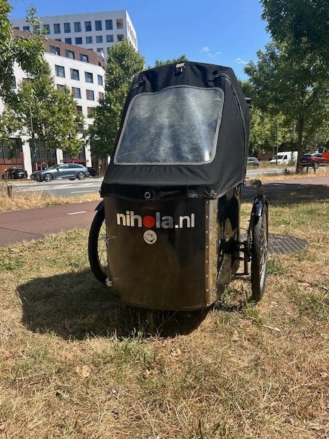 Nihola Dog/Family Elektrisch, Fietsen en Brommers, Ophalen, Gebruikt, Elektrisch, 2 kinderen