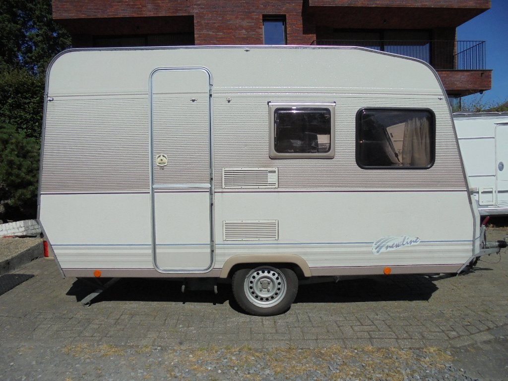 Dethleffs Newline RM2, 5/1994,4 slp/tafel+stapelbed,voortent, Caravans en Kamperen, Standaardzit, 750 - 1000 kg, Particulier, Dethleffs