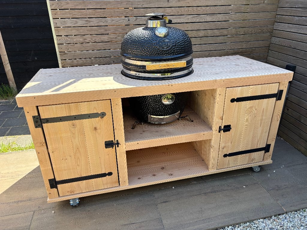 Unieke kwaliteit buitenkeuken van douglashout of steigerhout, Jardin & Terrasse, Accessoires pour le barbecue, Enlèvement, Neuf
