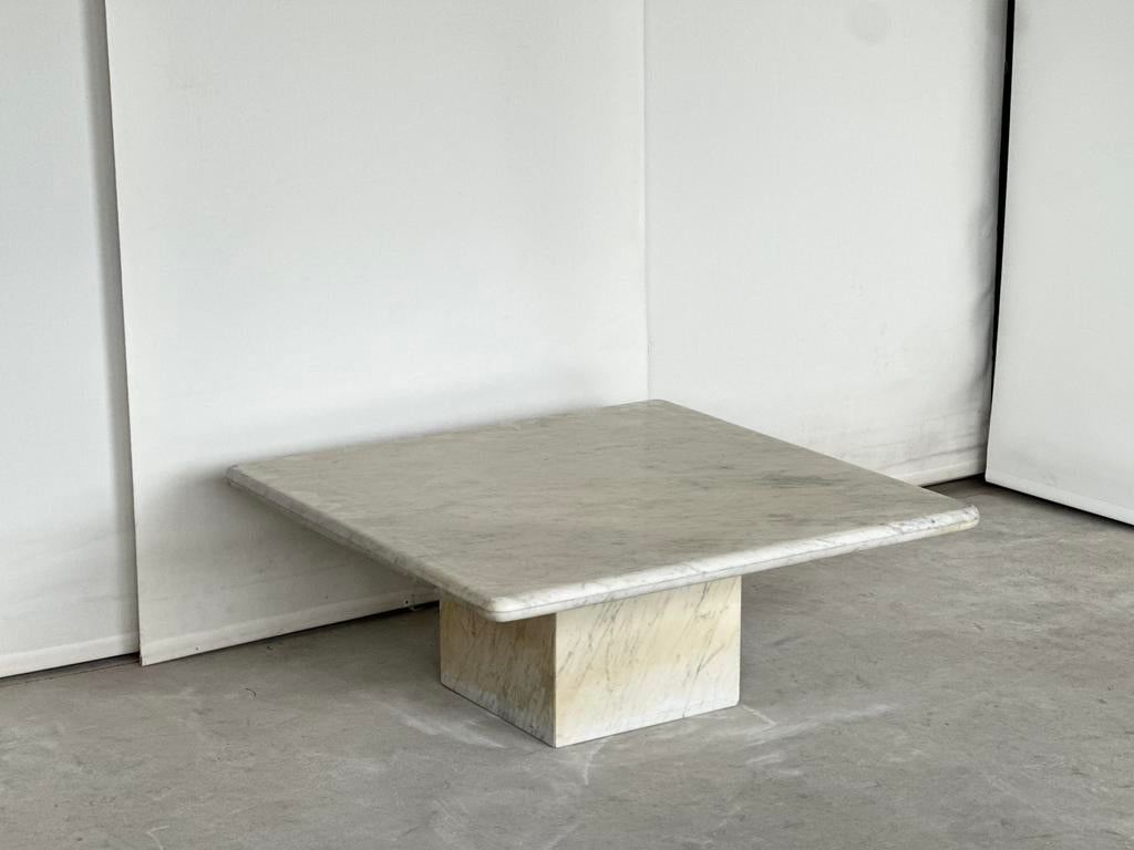 Vintage marble coffeetable 1980s, Antiquités & Art, Enlèvement