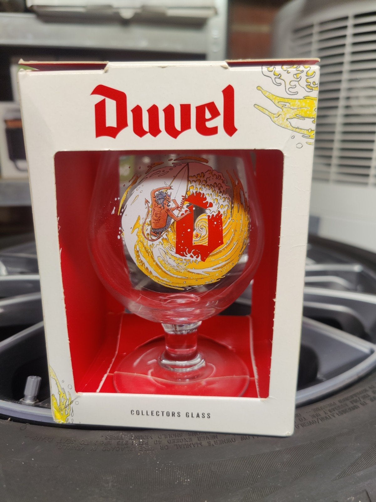 Duvel glas, Ophalen of Verzenden