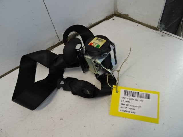 CEINTURE DE SECURITE ARRIERE DROITE Corsa D (609160500A), Utilisé, Opel