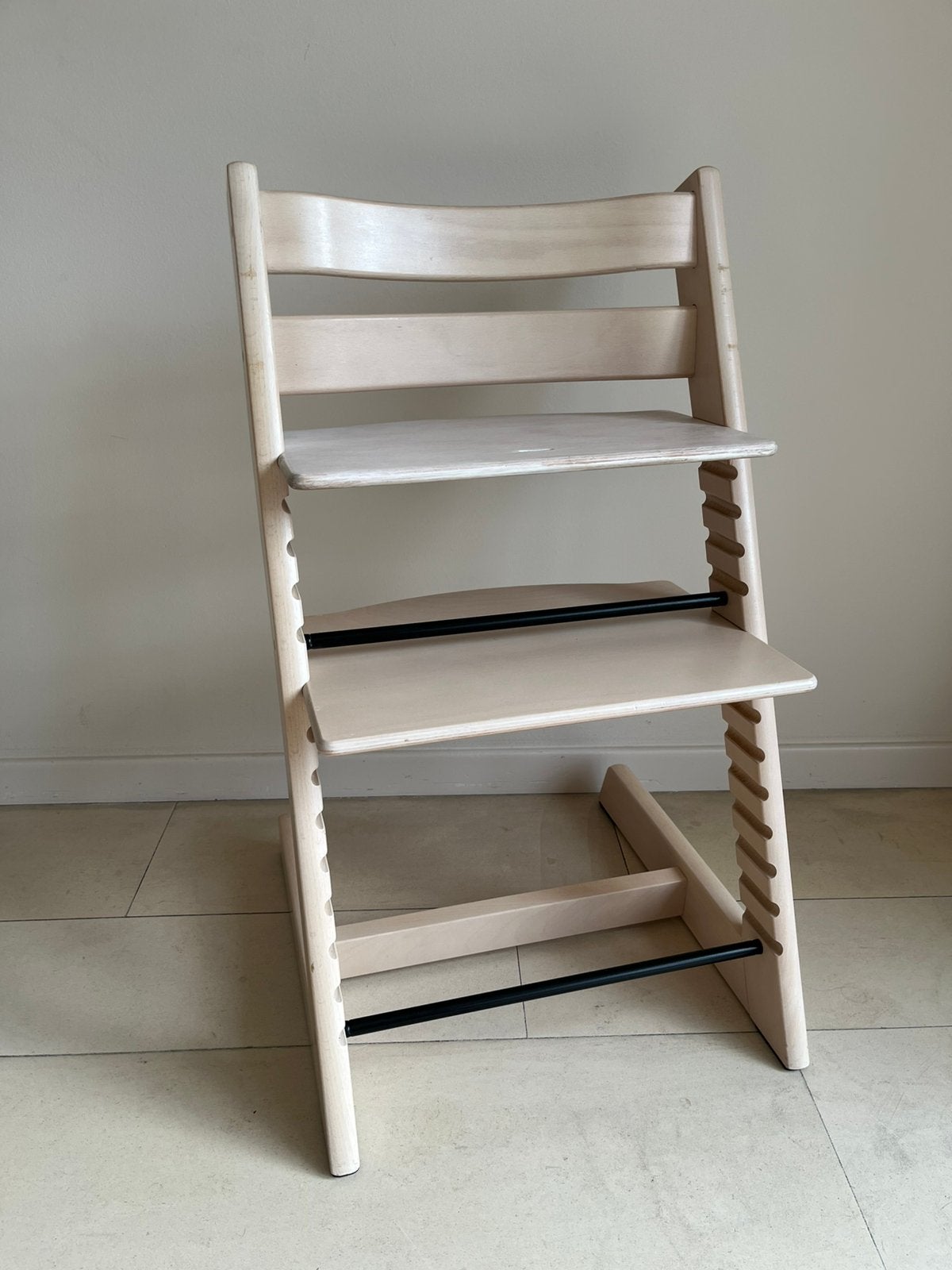 Chaise Stokke Tripp Trapp chêne blanchi, Enlèvement, Utilisé