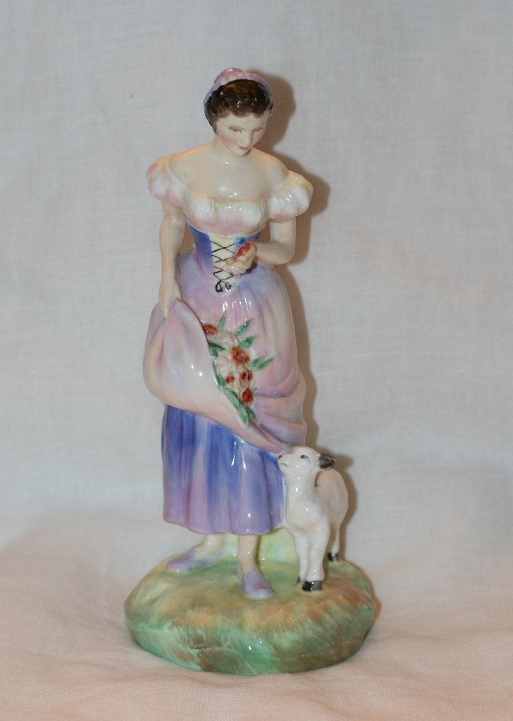 Royal Doulton - porselein Beeld Spring 20 cm, Ophalen of Verzenden, Zo goed als nieuw, Mens