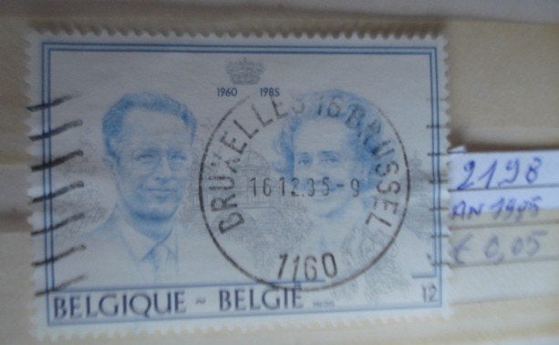 België nr. 2198 (O), Postzegels en Munten, Verzenden, Koninklijk huis, Zonder envelop, Gestempeld