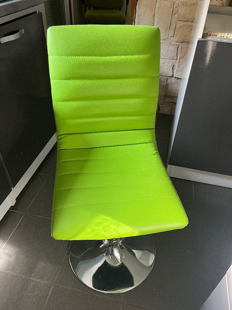 Stoelen - Limoengroen - Chroom, Ophalen, Overige kleuren, Vier, Modern