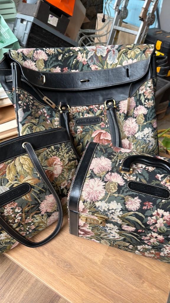 Peau d Avroy Vintage ensemble de voyage, Tuin en Terras, Tuinmeubel-accessoires, Zo goed als nieuw, Ophalen