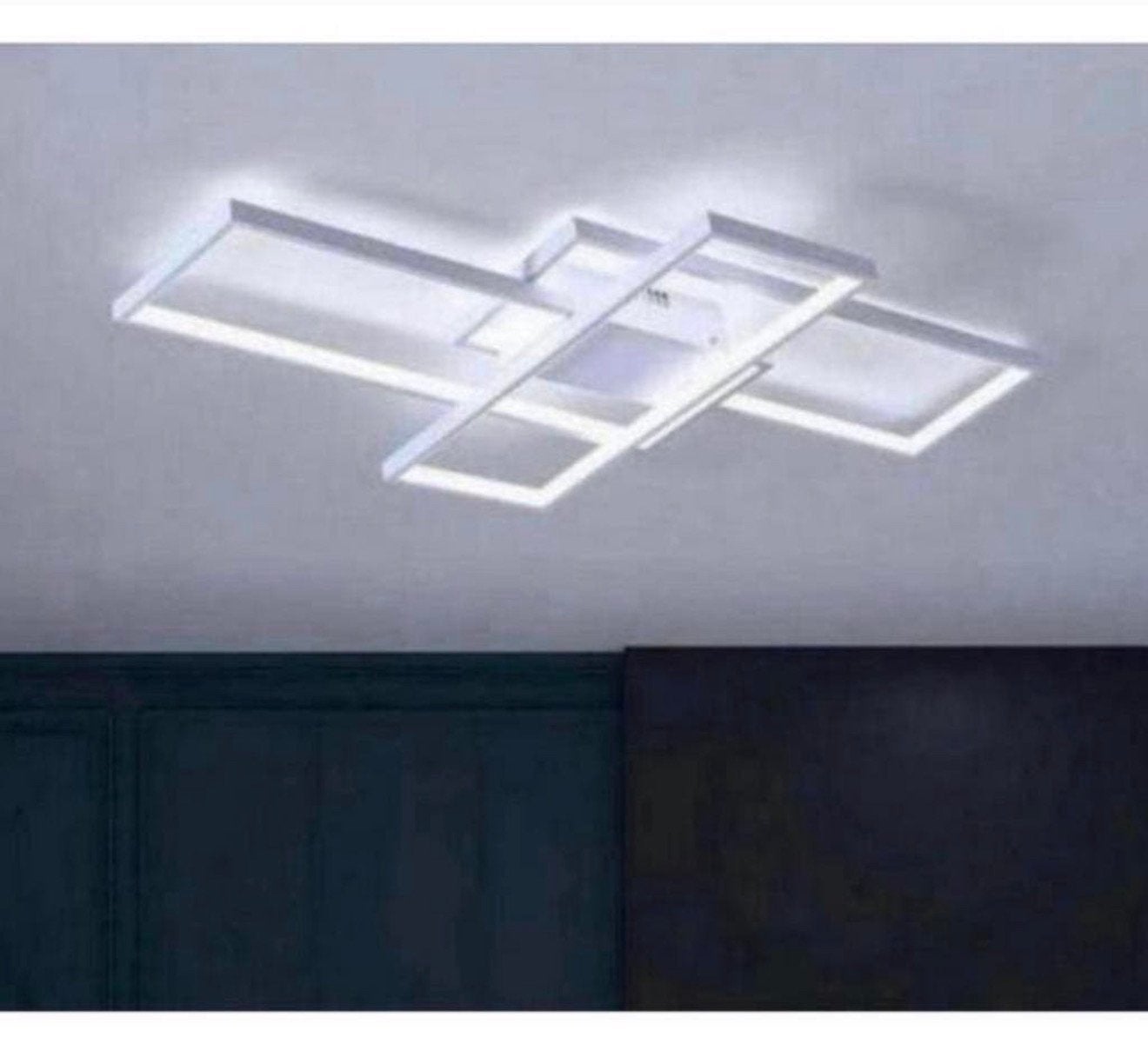 Plafonnier réglable de LED blanc plafonnier de luxe blanc, Neuf, Dimmable, Plafonnier, Blanc