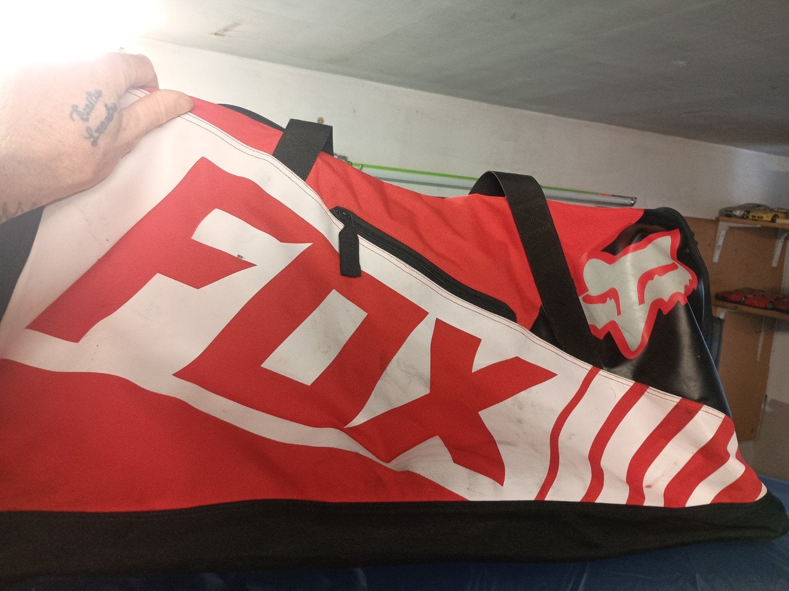 Zeer mooie grote originele FOX. MX motorcross kledij bag, Ophalen of Verzenden