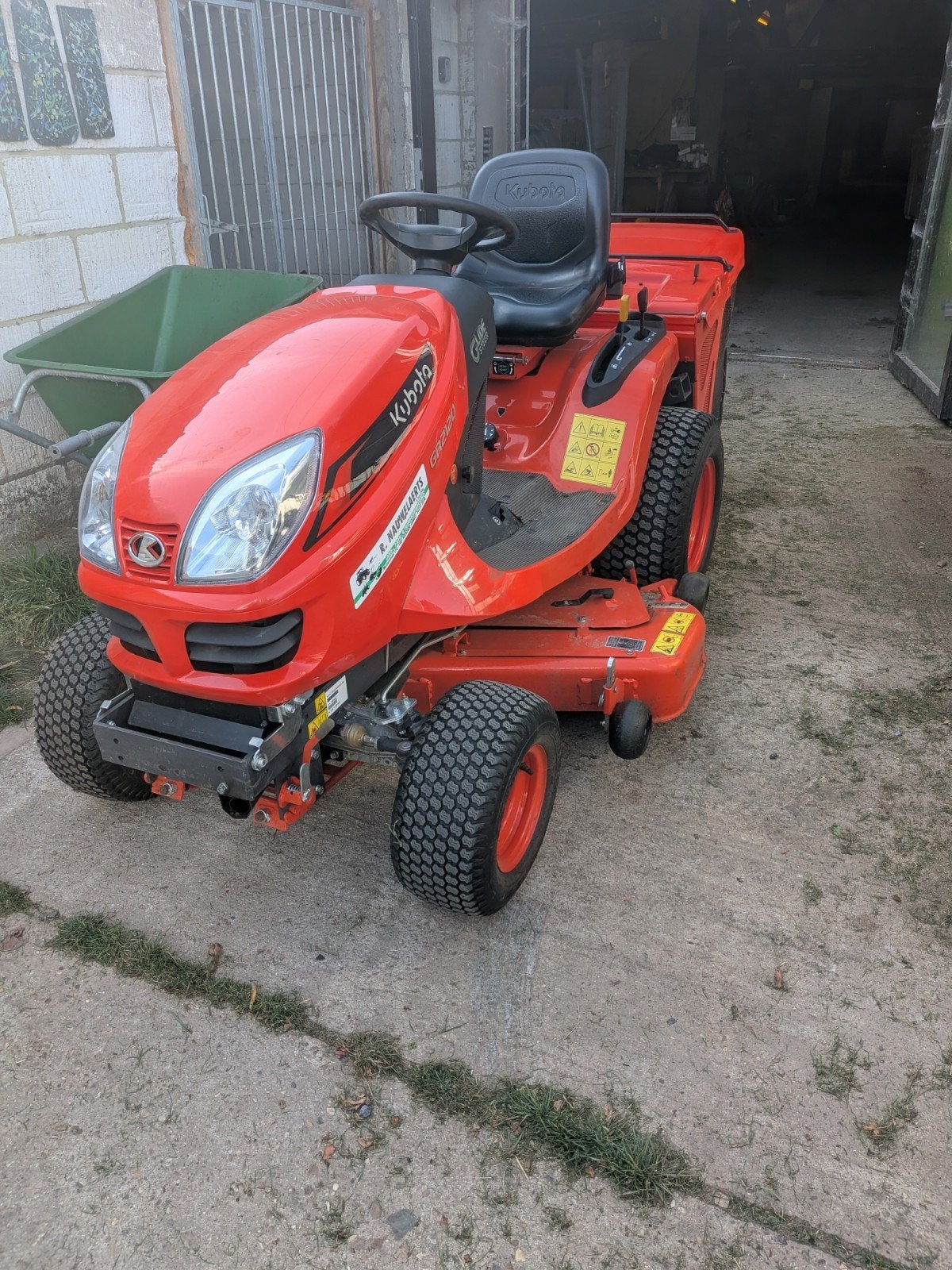 Kubota gr 2120 met maar 57 uur, Enlèvement