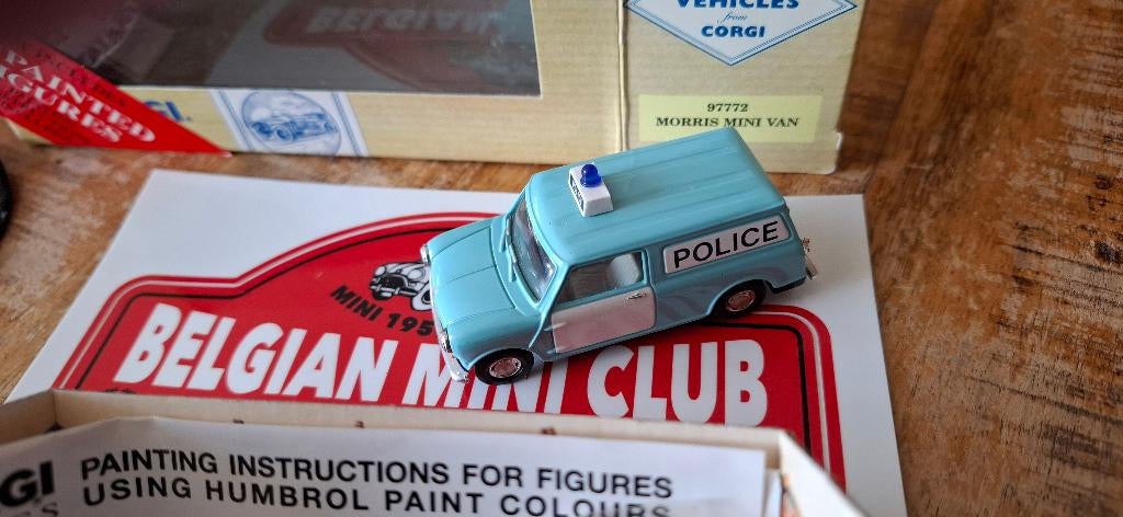 MINI Van Mk1 Morris POLICE Panda Blue 1/43 CORGI Neuf + Box, Enlèvement ou Envoi, Neuf, Voiture, Corgi