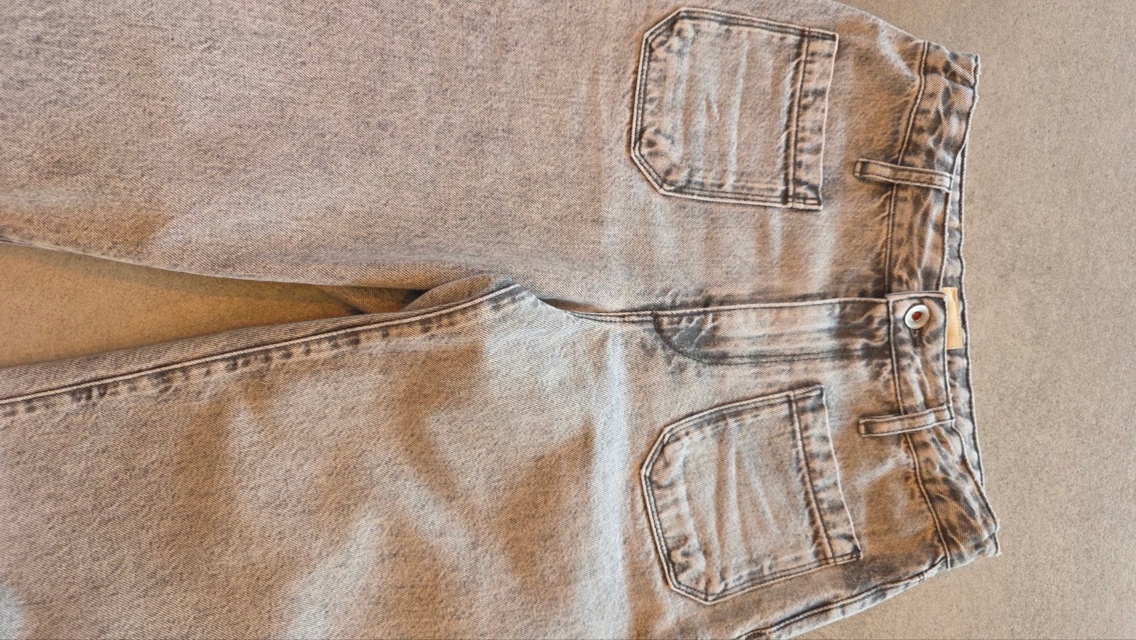Grijze jeans bellerose 14 jaar met verstelbare taille, Kinderen en Baby's, Broek, Meisje, Ophalen of Verzenden, Zo goed als nieuw