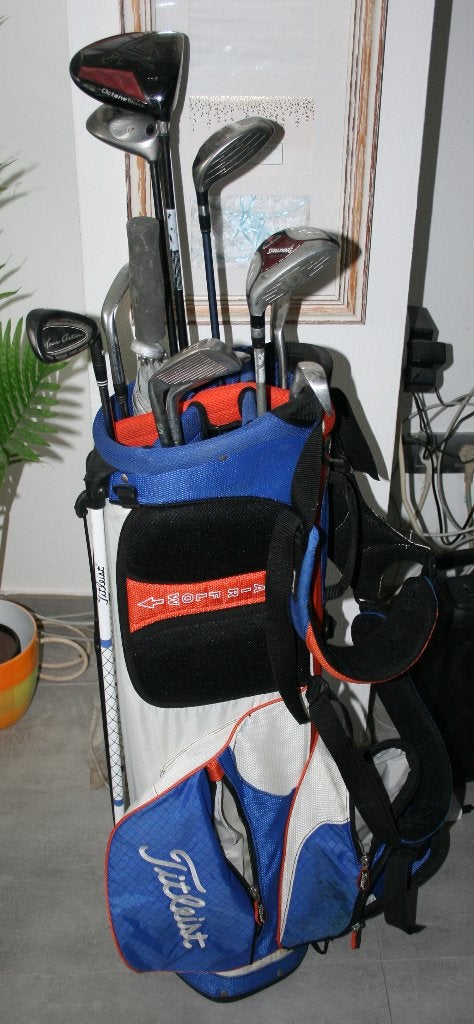 Ensemble de clubs de golf avec sac Titleist, Enlèvement, Utilisé, Sac, Callaway