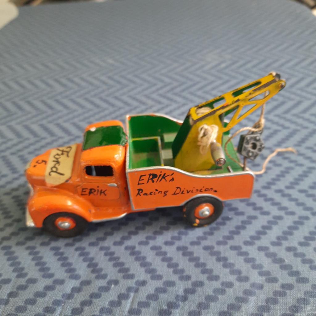 DINKY TOYS UK*nr.???25X??*COMMER WRECK TRUCK*VINTAGE*PAINTED, Hobby en Vrije tijd, Modelauto's | 1:43, Gebruikt, Bus of Vrachtwagen