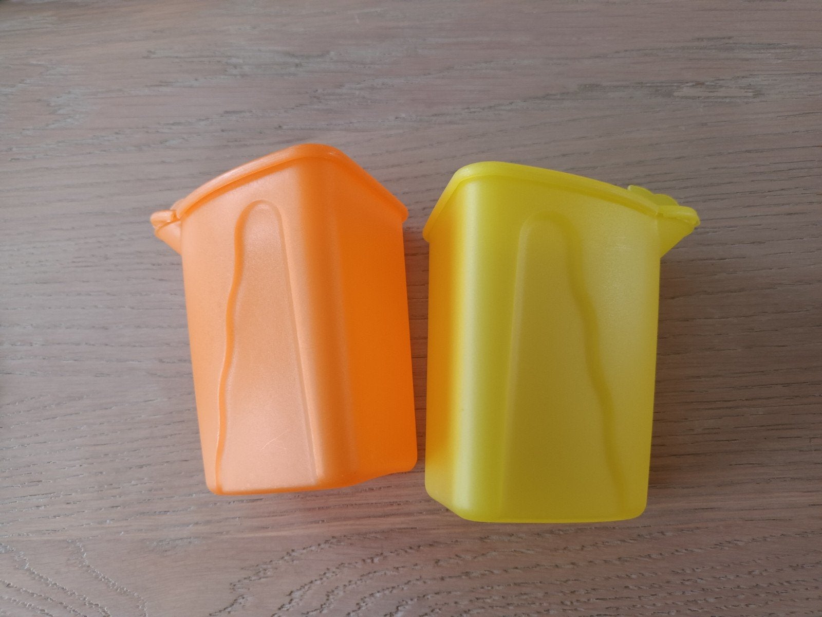 vintage melk en suikerpotje, Maison & Meubles, Cuisine| Tupperware, Enlèvement, Jaune