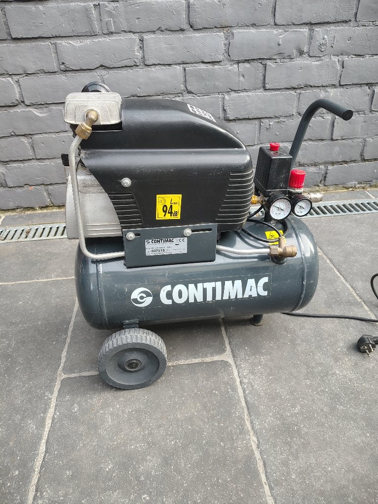 compressor contimac, Doe-het-zelf en Bouw, Compressors, Ophalen, Gebruikt, 6 tot 10 bar, 25 tot 100 liter