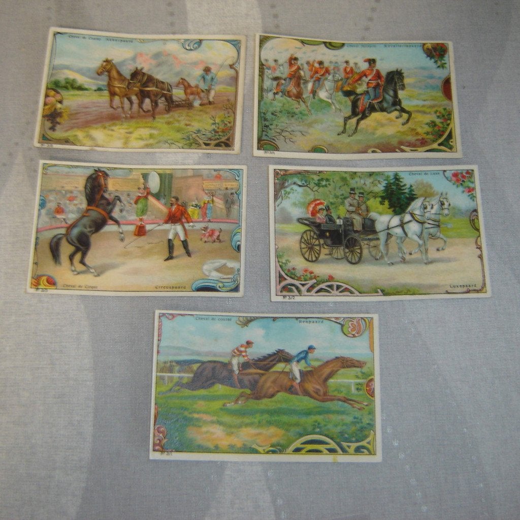 Margarine Chromos ERA série 3, Collections, Avant 1940, Gravure, Utilisé, Autres sujets/thèmes