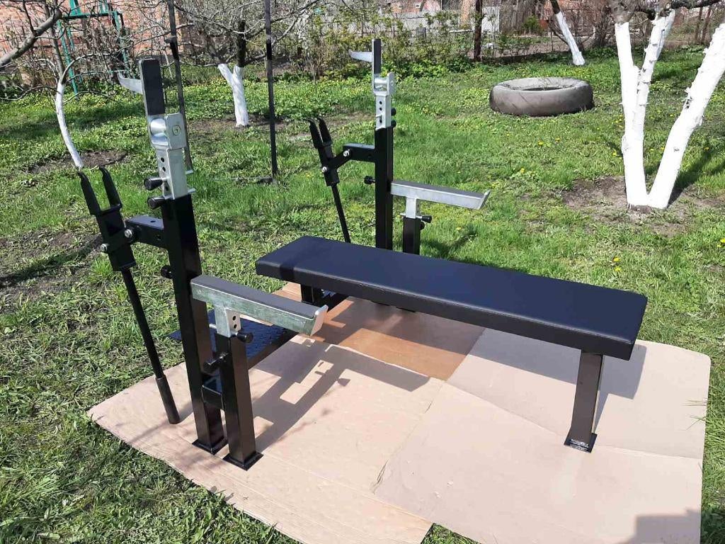 TTEKA Heavy duty bench press (black) (LF-41), Envoi, Neuf, Bras, Banc d'exercice