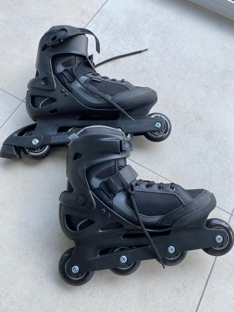 Patins à roues alignées taille 45, Enlèvement, Comme neuf