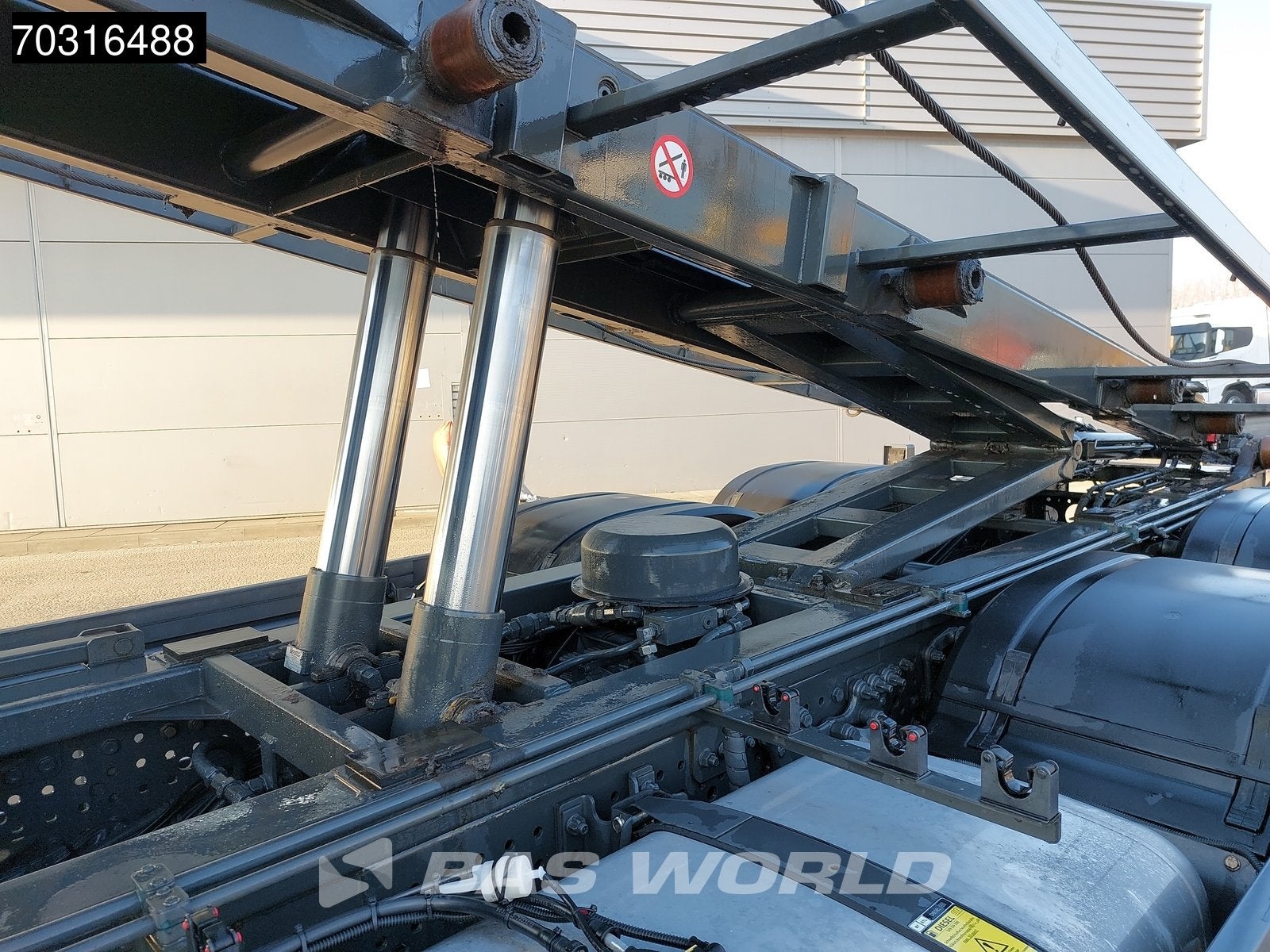 Mercedes Actros L 2848 6X2 HTS 30 tons cable system Lift-Axl, Auto's, Vrachtwagens, Automaat, Achterwielaandrijving, Euro 6, Bedrijf