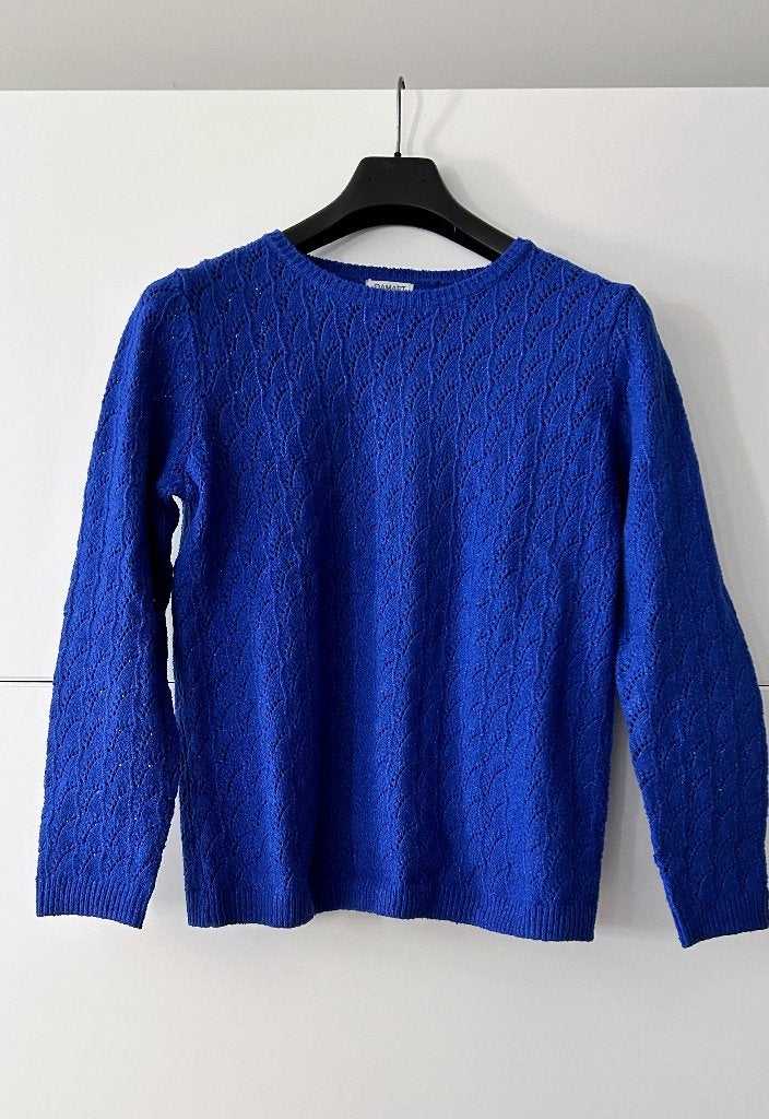 Damart kobaltblauwe trui, Kleding | Dames, Damart, Ophalen of Verzenden, Maat 36 (S), Blauw