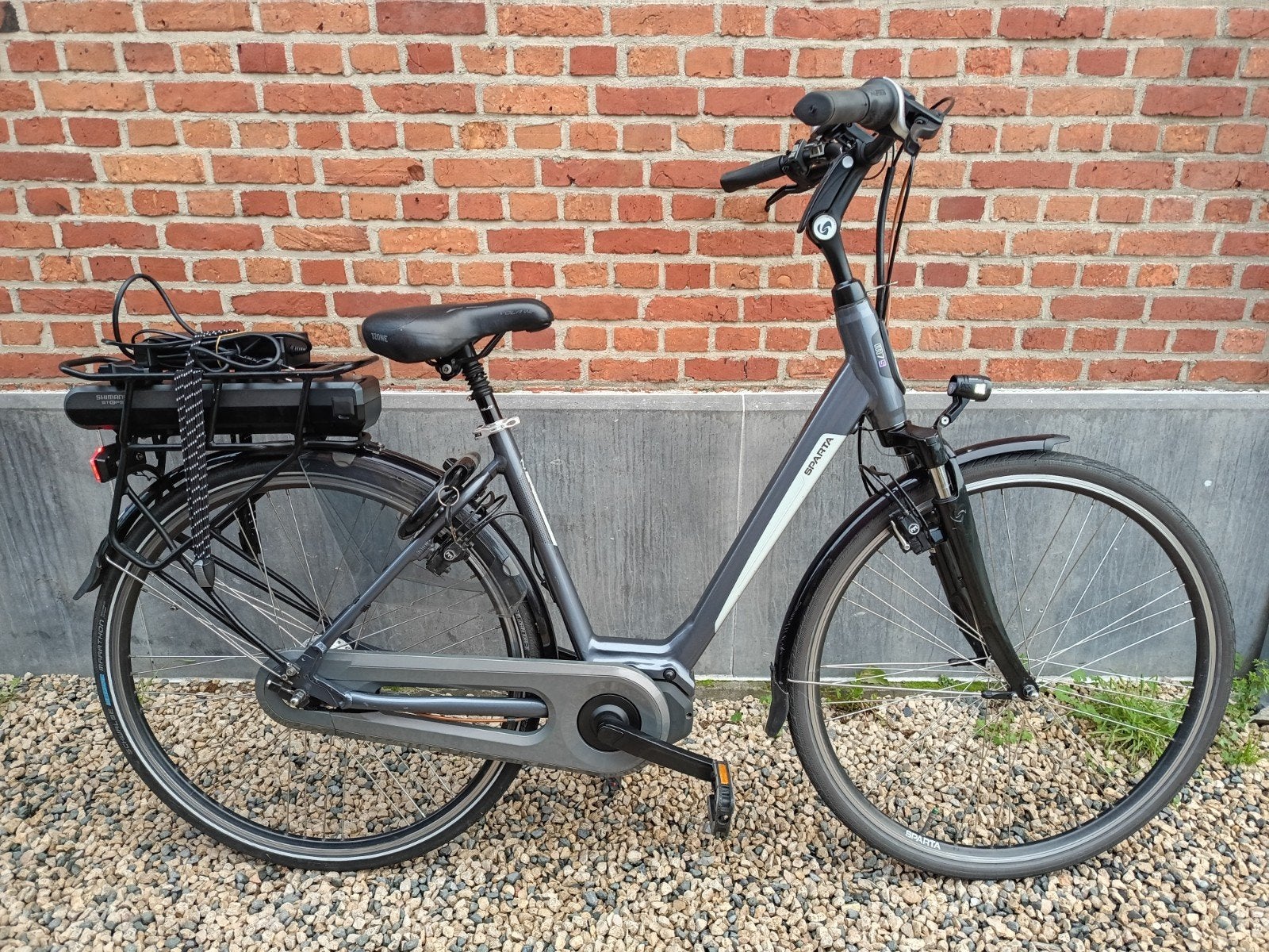 Elektrische fiets met Shimano middenmotor, Ophalen, Sparta, Gebruikt, 47 tot 51 cm