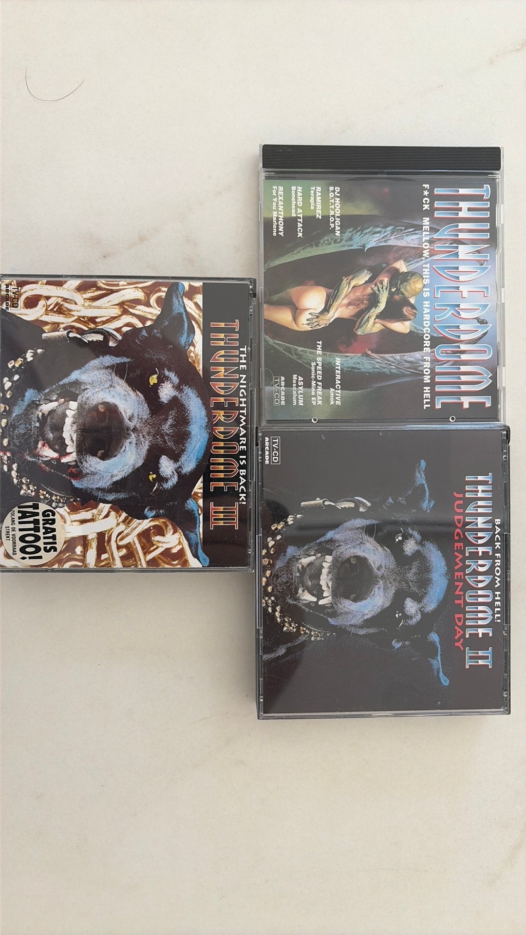 3 CD’s Thunderdome, Cd's en Dvd's, Ophalen, Gebruikt