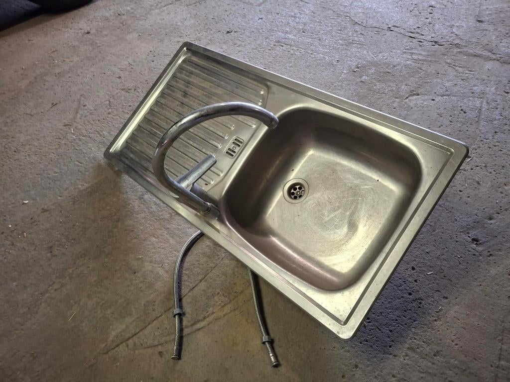 Evier inox, Enlèvement, Utilisé