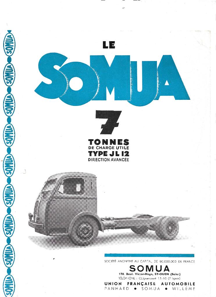 SOMYA TYPE JL 12, Livres, Enlèvement ou Envoi, Comme neuf
