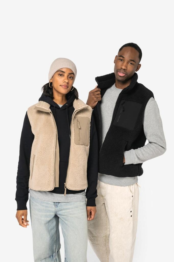 Native Spirit Sherpa Bodywarmer - Zwart - uniseks bodywarmer, Ophalen of Verzenden, Nieuw, Zwart