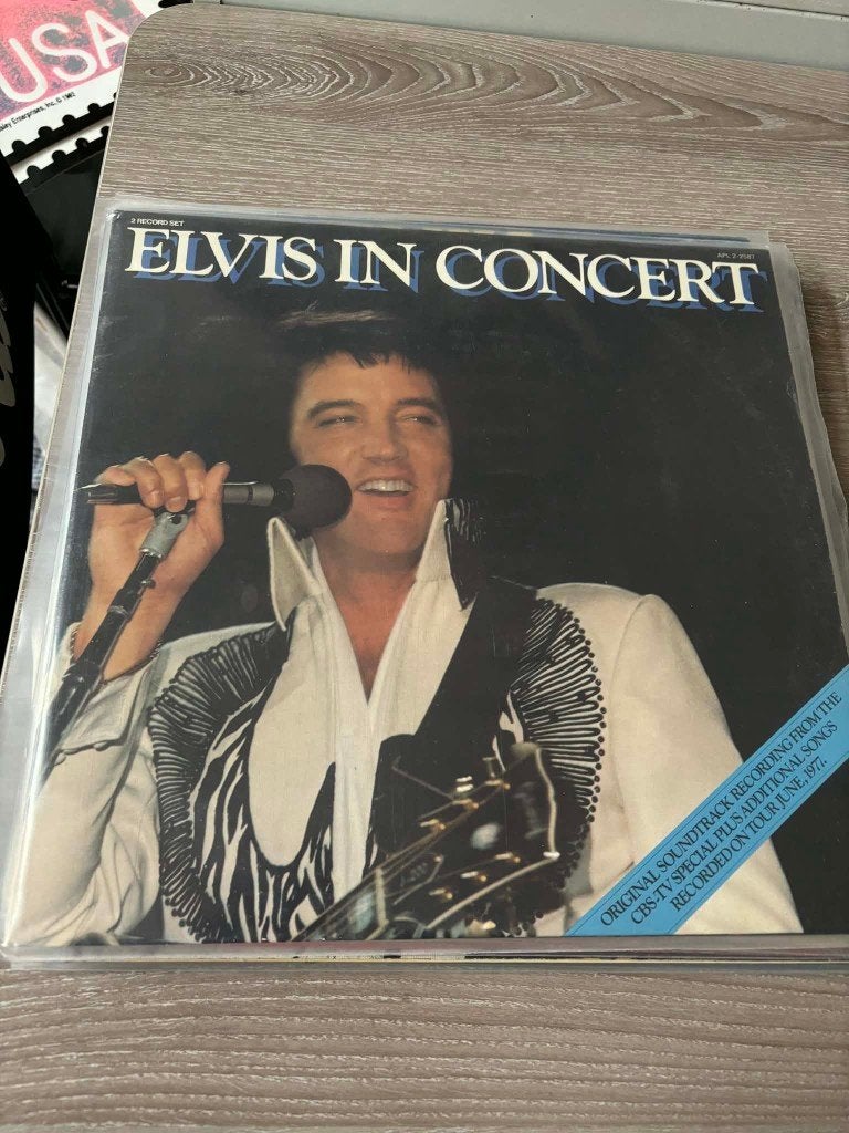 Elvis dubbel lp, Elvis in concert, Belgische persing,, CD & DVD, Vinyles | Rock, 12 pouces, Enlèvement ou Envoi, Utilisé, Rock and Roll
