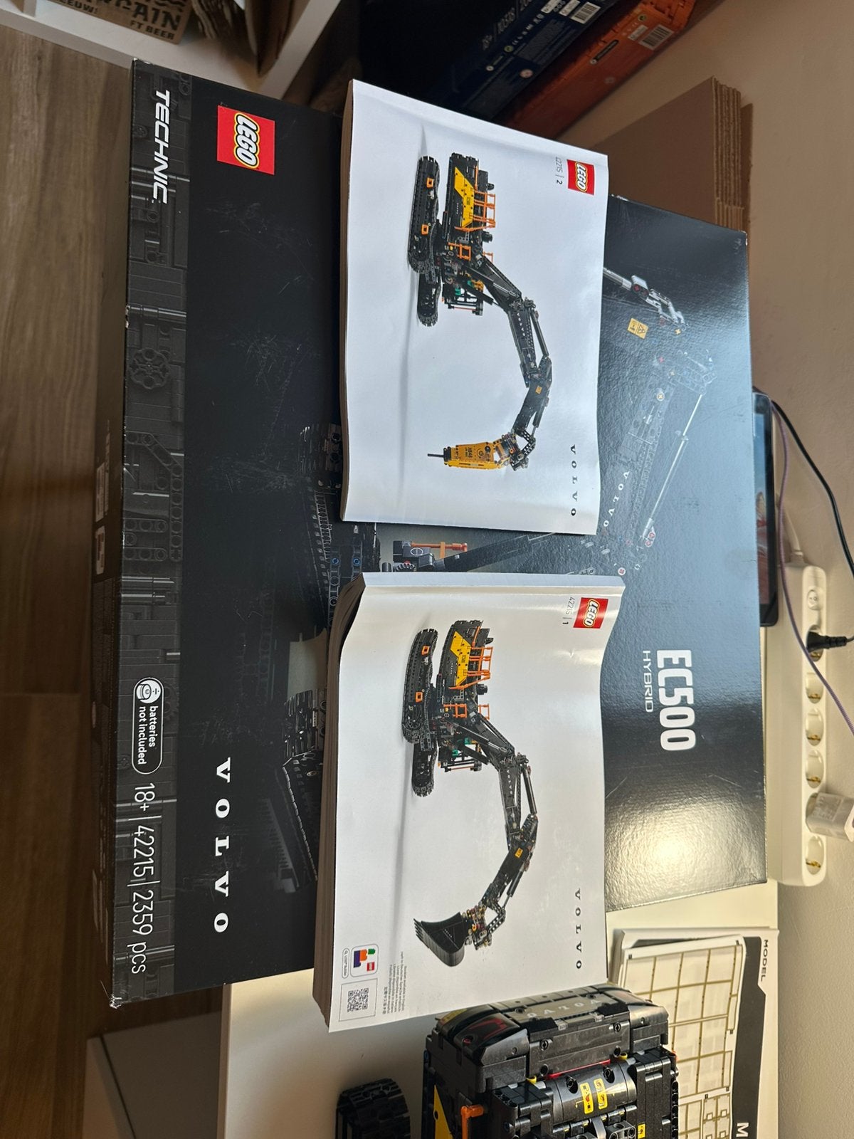 Lego Volvo EC500 Hybrid, Kinderen en Baby's, Ophalen, Zo goed als nieuw, Lego