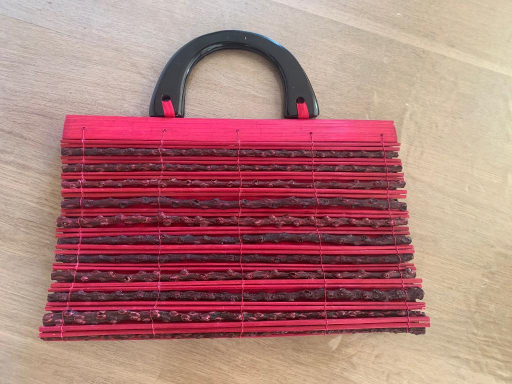 Fuchsia handtas limited gemaakt takjes, Ophalen of Verzenden, Nieuw, Roze, Handtas