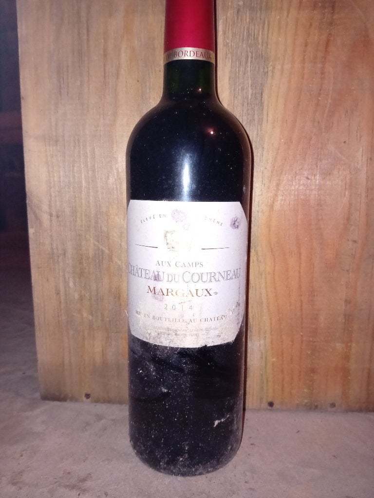 Rode wijn Aux Camps Château du Courneau Margaux 2014, Ophalen, Rode wijn, Vol