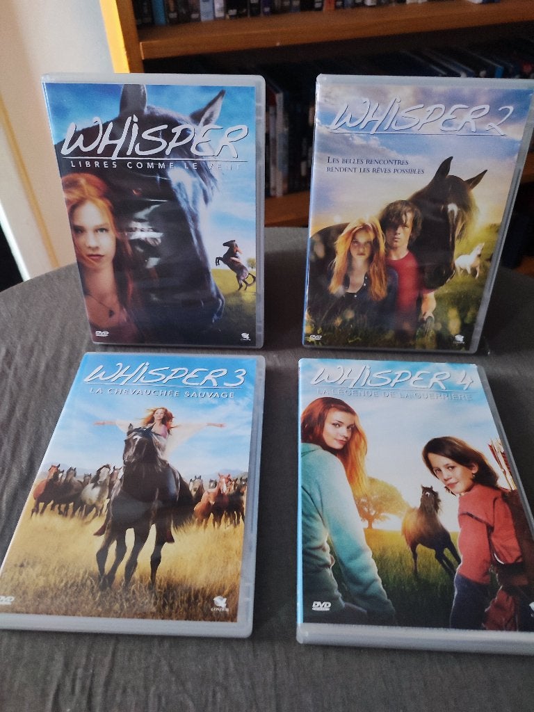 WHISPER - Pack dvd Films N1 à 4/5 (chevaux), CD & DVD, DVD | Autres DVD, Enlèvement ou Envoi, Utilisé