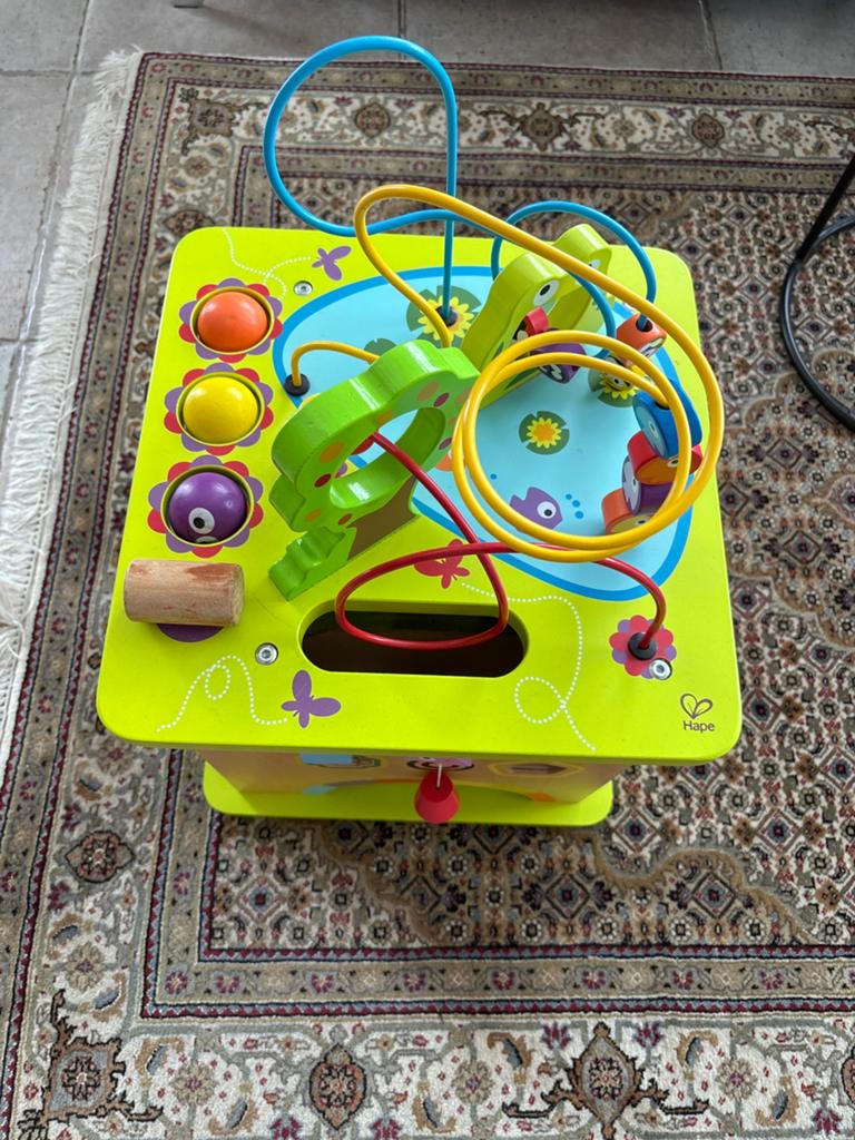 Hape activiteitenkubus, Kinderen en Baby's, Ophalen, Zo goed als nieuw