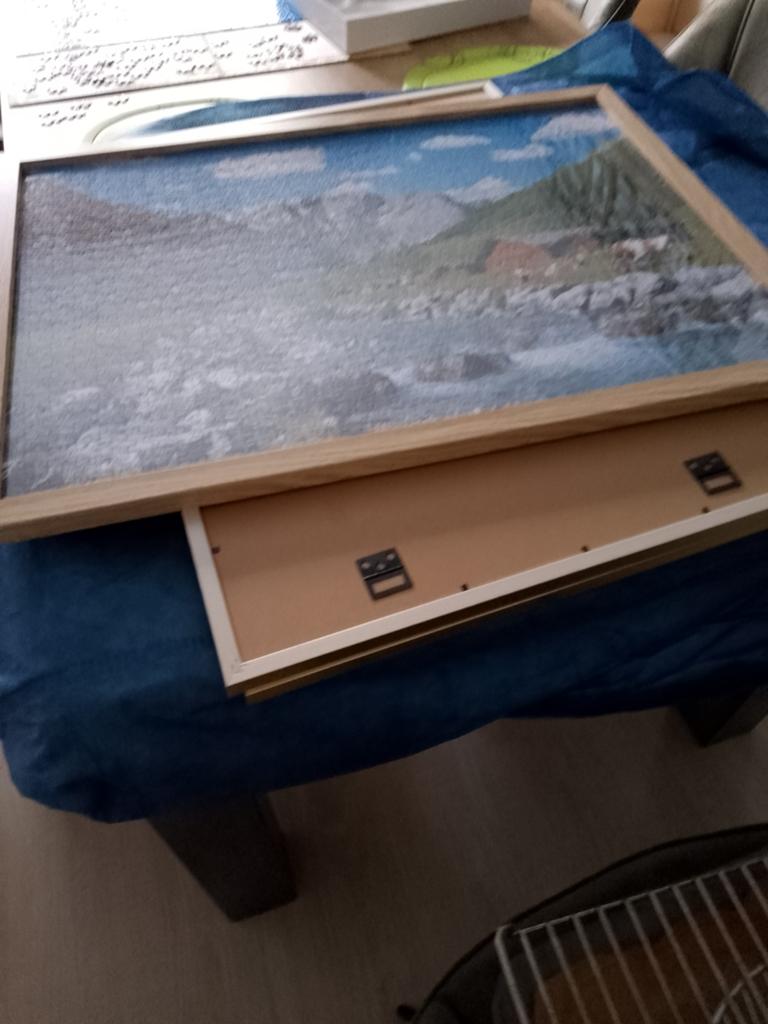 Mooie puzzel met kader, Ophalen